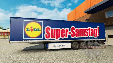 A collection of skins for trailers v1.0 for Euro Truck Simulator 2