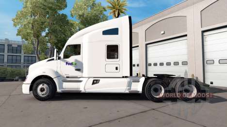 Skin on the Fed Ex truck Kenworth for American Truck Simulator