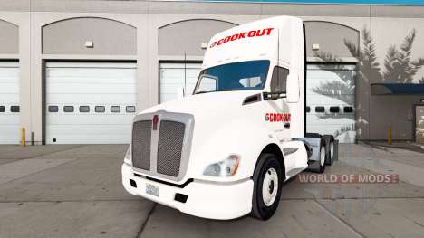 Skin Cook Out on a Kenworth tractor for American Truck Simulator