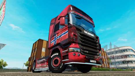 Norway skin for Scania truck for Euro Truck Simulator 2