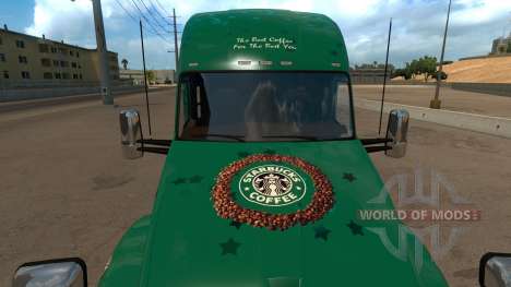 Kenworth T680 Starbucks Skin for American Truck Simulator
