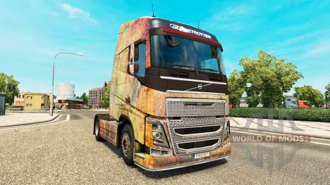 Skin on the Nebula Grunge Volvo trucks for Euro Truck Simulator 2