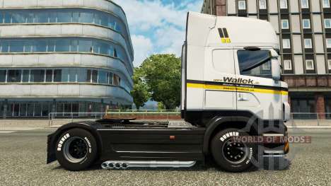 Wallek skin for Scania truck for Euro Truck Simulator 2