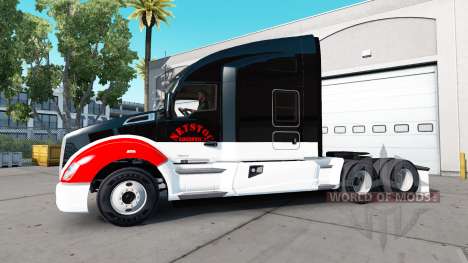 Netstoc Logistica skin for the Kenworth tractor for American Truck Simulator