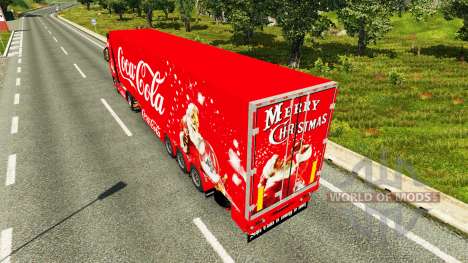 Skin Coca-Cola Volvo tractor for Euro Truck Simulator 2