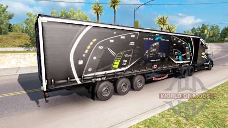 Skin Worlds Best on a Kenworth tractor for American Truck Simulator