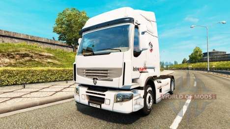 Intermarket skin for Renault truck for Euro Truck Simulator 2