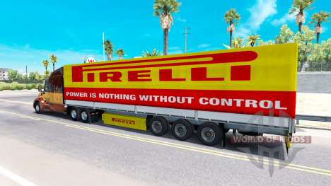 Pirelli skin for a trailer for American Truck Simulator