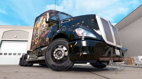 Tiger skin for Peterbilt and Kenworth trucks for American Truck Simulator