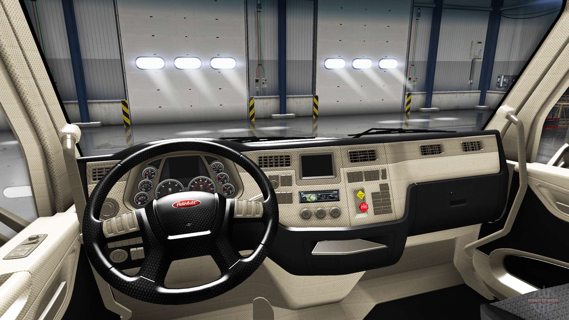 Redesigned The Interior In A Peterbilt 579 For American