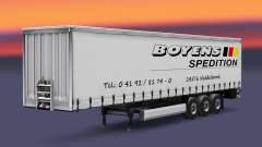 Skin Boyens v1.1 on the trailer for Euro Truck Simulator 2