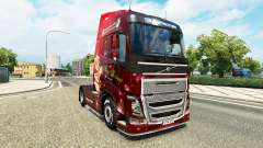 Christmas skin for Volvo truck for Euro Truck Simulator 2