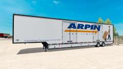 The semi-trailer Moving Van RD for American Truck Simulator