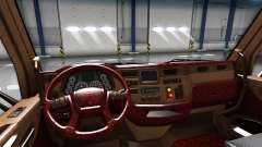 The luxury interior Peterbilt 579 for American Truck Simulator