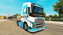 Maersk skin for Volvo truck for Euro Truck Simulator 2