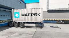 Semi-container ship Maersk for American Truck Simulator