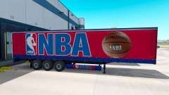 Skin NBA on the trailer for American Truck Simulator