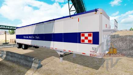 The Wilkens Walking Floor Semi-Trailer for American Truck Simulator