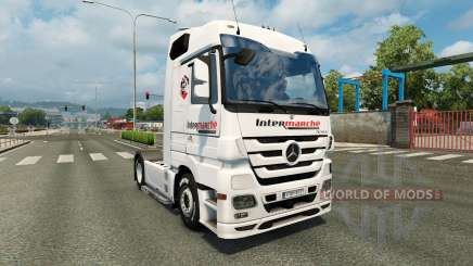 Skin Intermarket on the tractor unit Mercedes-Benz for Euro Truck Simulator 2