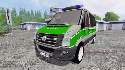 Volkswagen Crafter Bavaria Police for Farming Simulator 2015