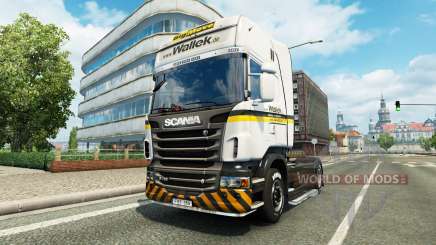 Wallek skin for Scania truck for Euro Truck Simulator 2