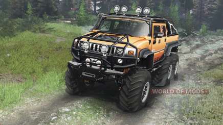 Hummer H2 6x6 [03.03.16] for Spin Tires