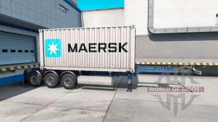 Semi-container ship Maersk for American Truck Simulator