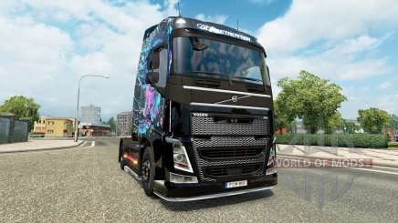 Evil Eyes skin for Volvo truck for Euro Truck Simulator 2