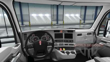 Redesigned the interior of the Kenworth T680 for American Truck Simulator