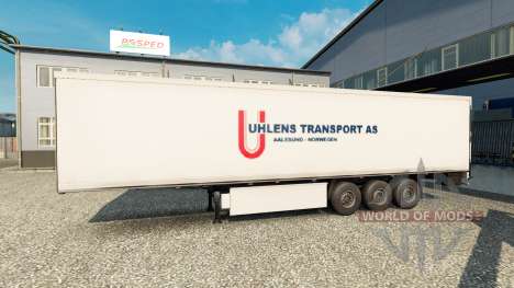 Skin Uhlen Transport AS a semi for Euro Truck Simulator 2