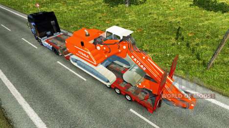 Low sweep with the excavator ATLAS for Euro Truck Simulator 2