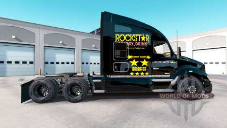 Rockstar Energy skin for the Kenworth tractor for American Truck Simulator
