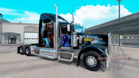 Skin World of Warcraft on the truck Kenworth W90 for American Truck Simulator