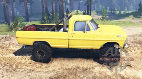 Ford F-250 1972 4x4 for Spin Tires