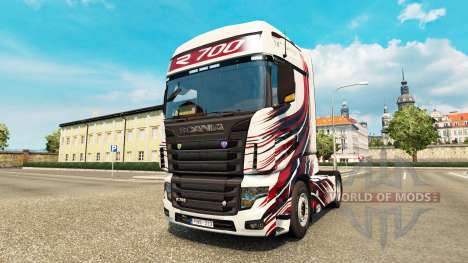 MT Design skin for Scania R700 truck for Euro Truck Simulator 2