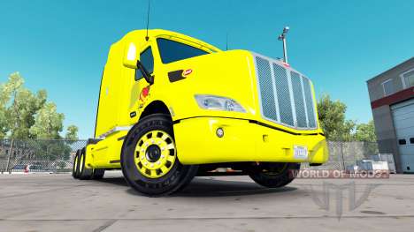 Skin Loves to Peterbilt and Kenworth tractors for American Truck Simulator