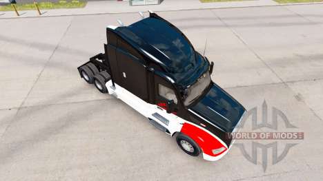 Netstoc Logistica skin for the truck Peterbilt for American Truck Simulator