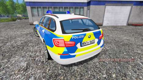 BMW 520d Police for Farming Simulator 2015