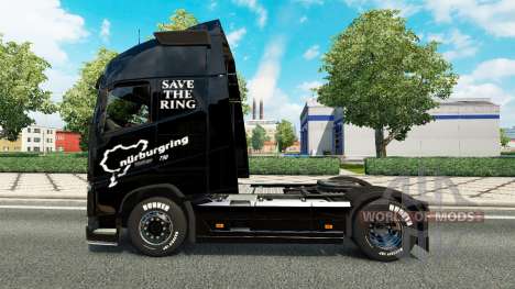 The Save the Ring skin for Volvo truck for Euro Truck Simulator 2