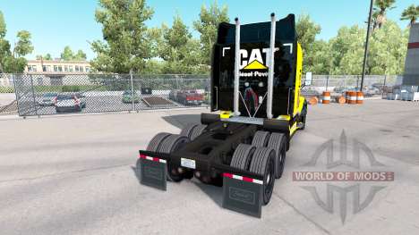 Caterpillar skin for the truck Peterbilt for American Truck Simulator