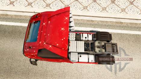 Merry Christmas skin for Volvo truck for Euro Truck Simulator 2