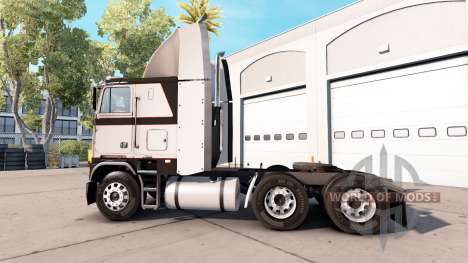 Skin Metallic Gray on the tractor unit Freightli for American Truck Simulator