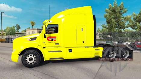 Central Transport skin for the truck Peterbilt for American Truck Simulator