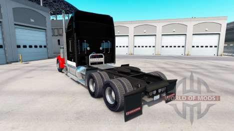 Skin Netstoc Logistica on the truck Kenworth W90 for American Truck Simulator