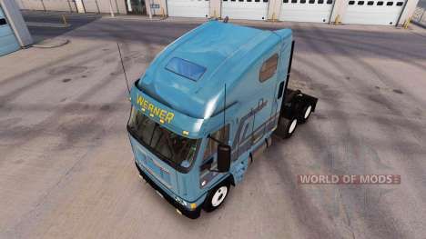 Skin Werner at the truck Freightliner Argosy for American Truck Simulator