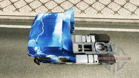 The Blue Sea Pirate skin for DAF truck for Euro Truck Simulator 2