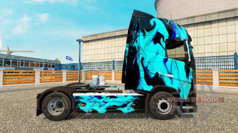 Skin Green Smoke for Volvo truck for Euro Truck Simulator 2