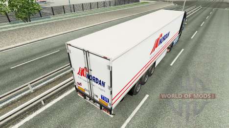 Skin Nordan on the trailer for Euro Truck Simulator 2