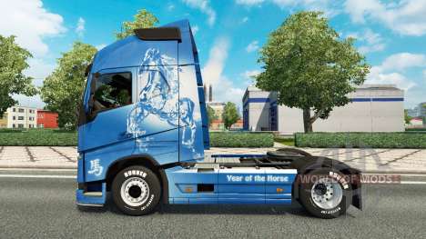Skin Year of the Horse at Volvo trucks for Euro Truck Simulator 2