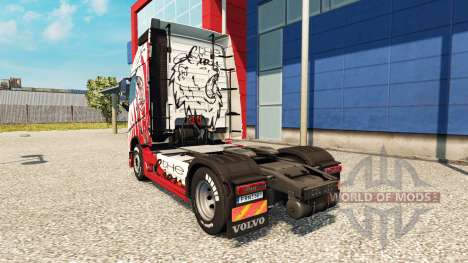 Skin Lion for Volvo truck for Euro Truck Simulator 2